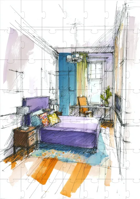 Elegant Interior Design Sketches