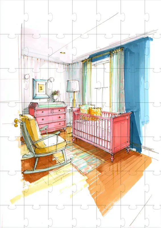 Elegant Interior Design Sketches