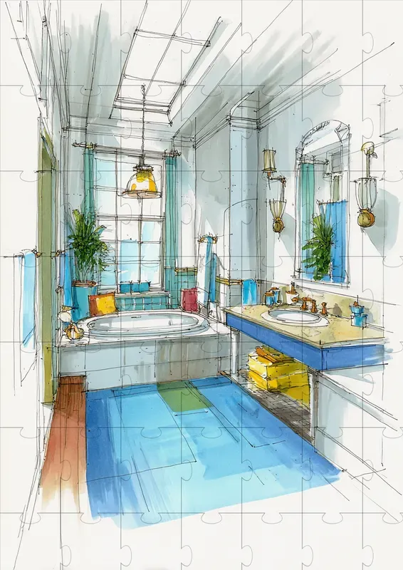 Elegant Interior Design Sketches