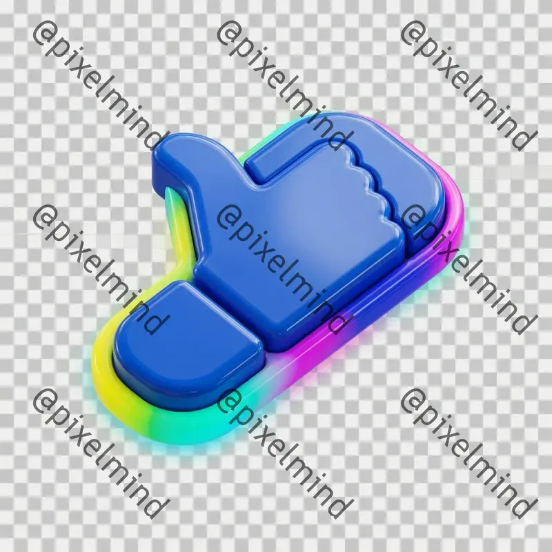 Social Media Cta 3D Icons