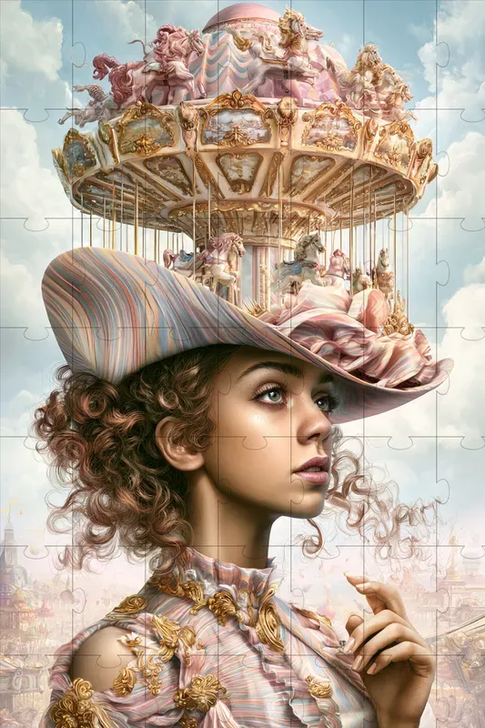 Surreal Carnival Women Portraits