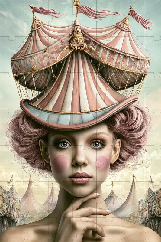 Surreal Carnival Women Portraits