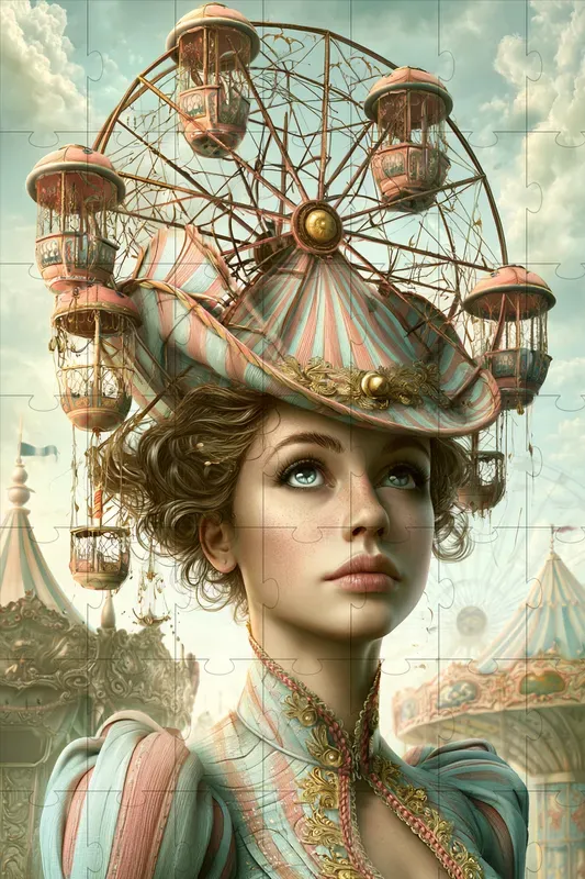 Surreal Carnival Women Portraits