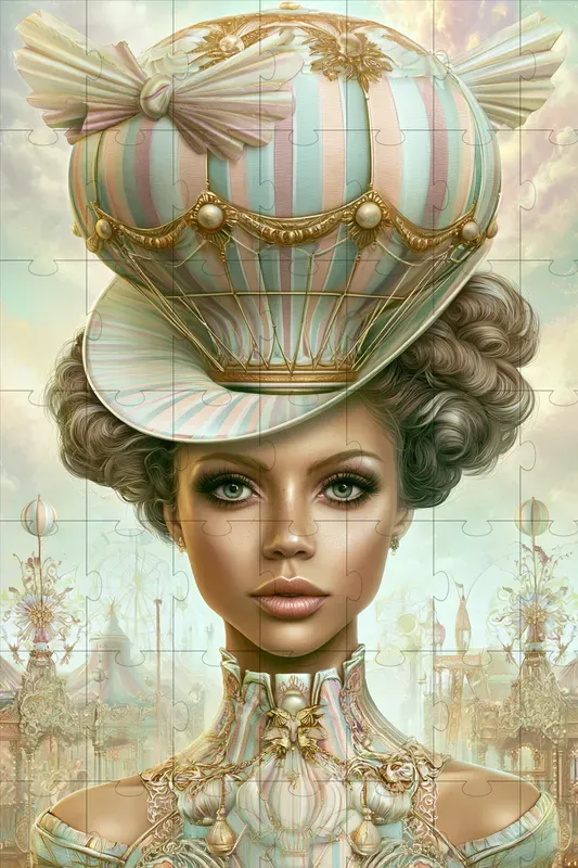 Surreal Carnival Women Portraits