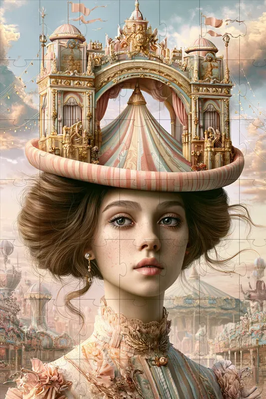Surreal Carnival Women Portraits