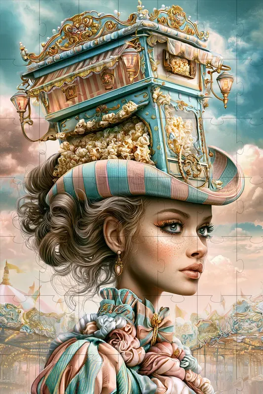 Surreal Carnival Women Portraits