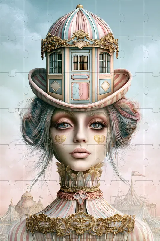 Surreal Carnival Women Portraits