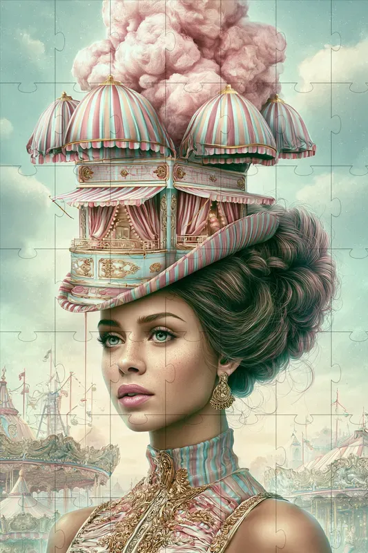 Surreal Carnival Women Portraits