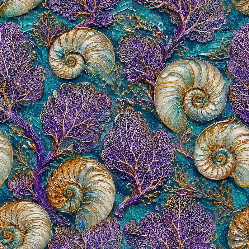 Luxury Coastal Marine Textile Patterns
