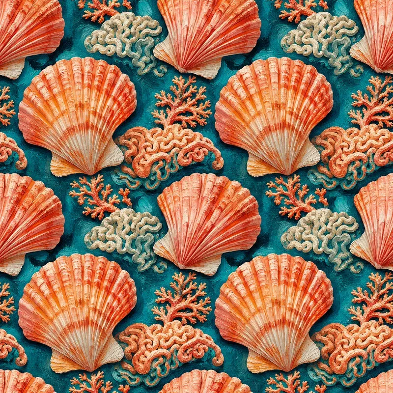 Luxury Coastal Marine Textile Patterns