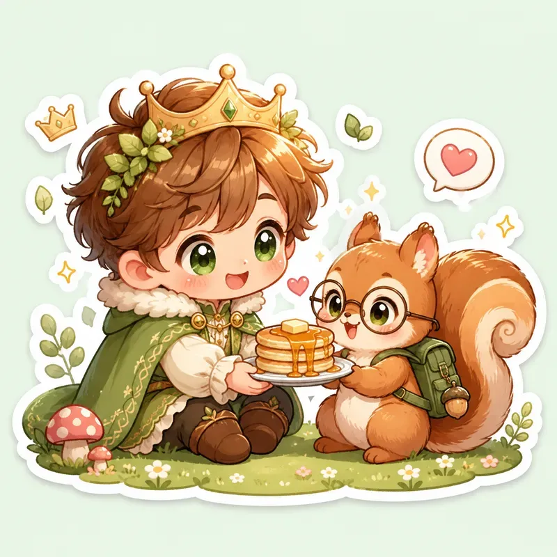 Dreamy Kawaii Mini Character Stickers