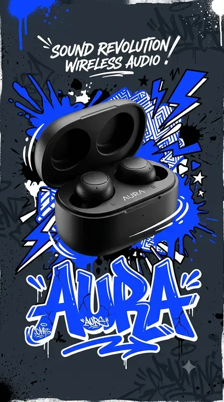 3D Street Art Splash Product Posters