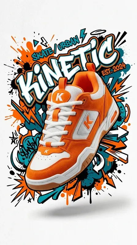 3D Street Art Splash Product Posters