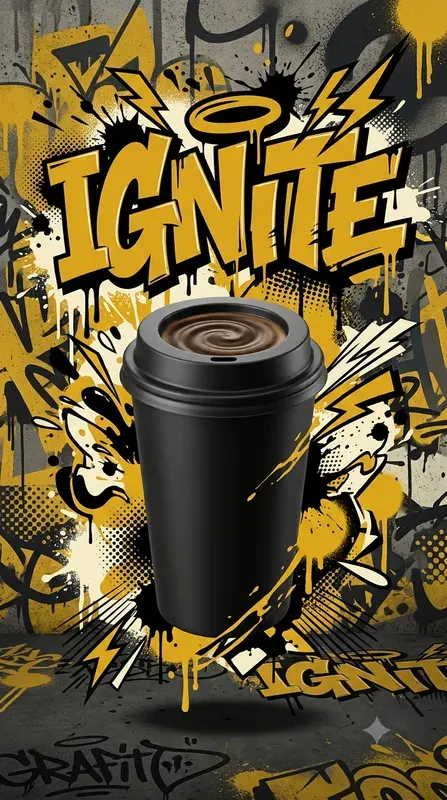 3D Street Art Splash Product Posters