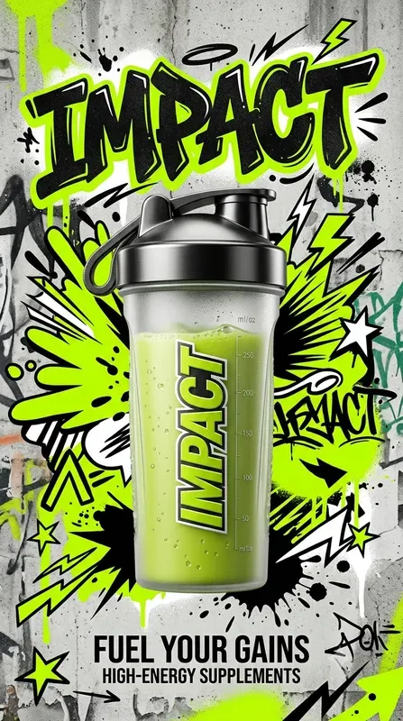 3D Street Art Splash Product Posters