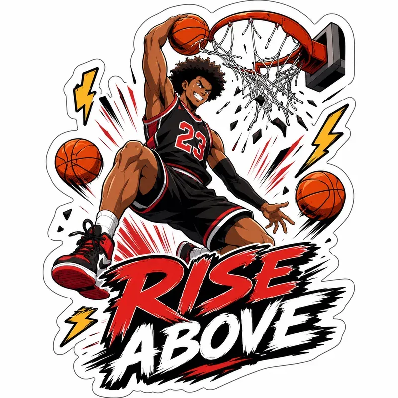 Dynamic Action Sticker Mascot Generator