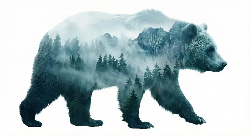 Double Exposure Nature Art