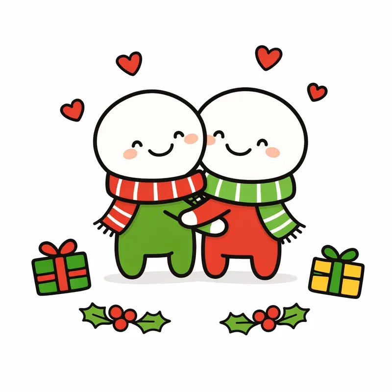 Christmas Love Doodles