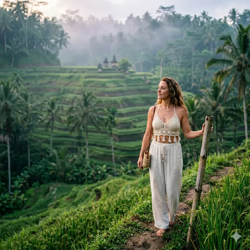 Hyperrealistic Global Travel Influencers