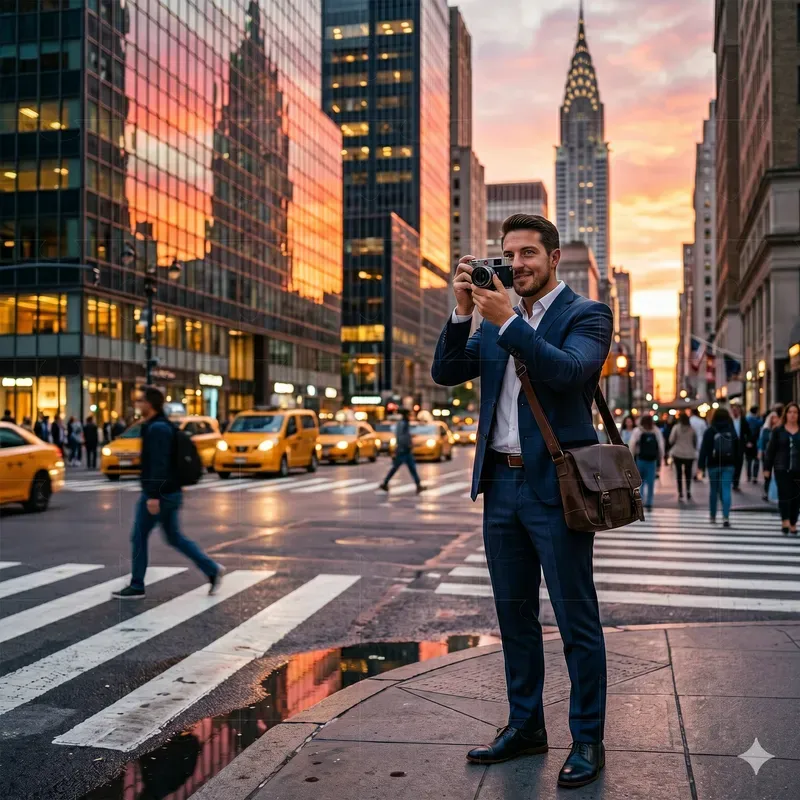Hyperrealistic Global Travel Influencers