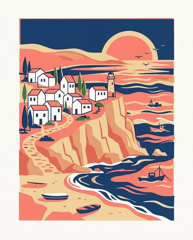 Retro Travel Poster Generator Vintage