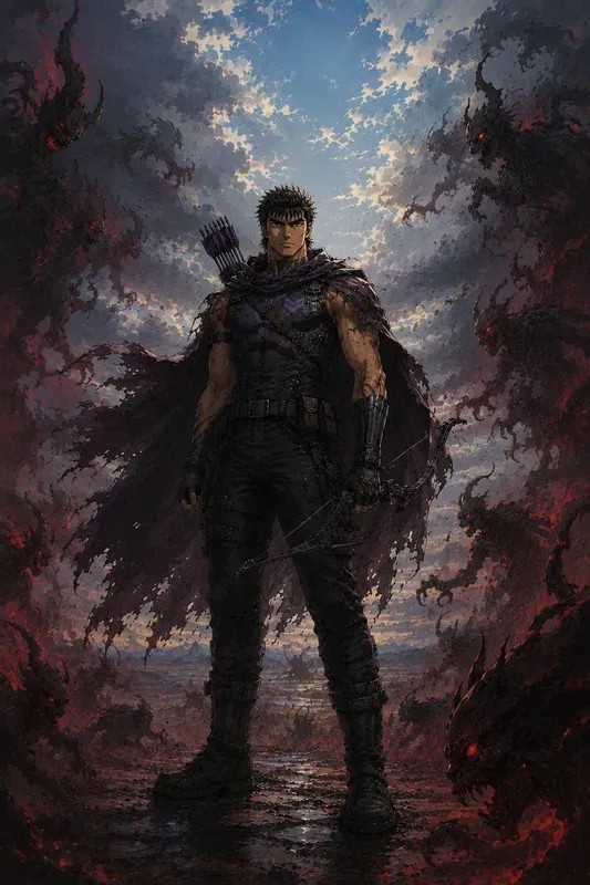 Epic Cinematic Anime Characters