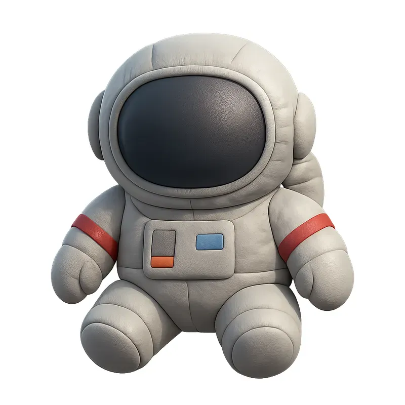Matte Plush Toy 3D Illustration Icons