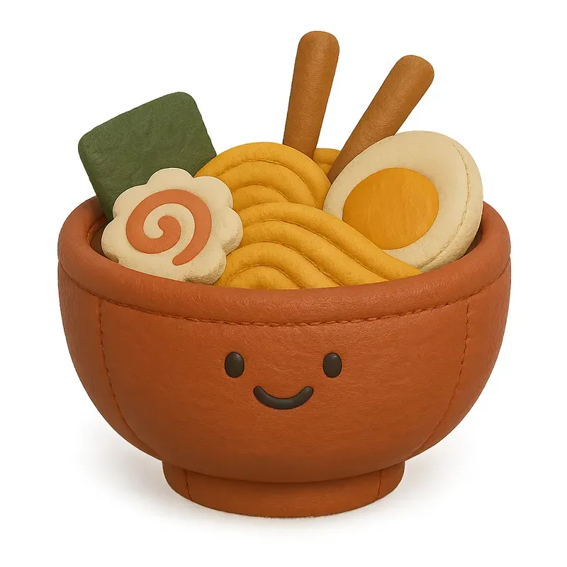 Matte Plush Toy 3D Illustration Icons