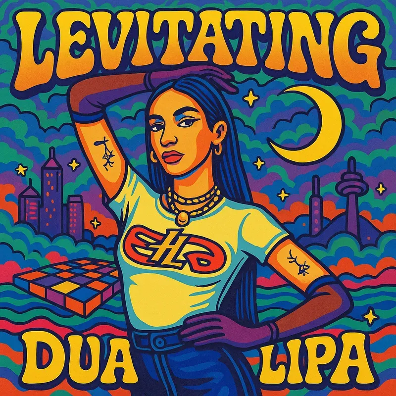 Surreal Psychedelic Song Album Covers