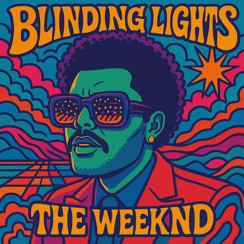 Surreal Psychedelic Song Album Covers