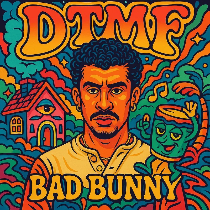 Surreal Psychedelic Song Album Covers
