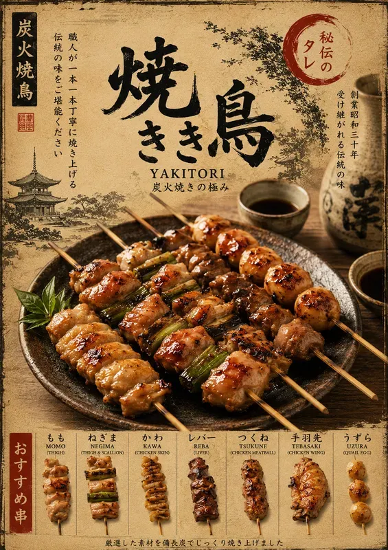 Japanese Vintage Food Posters