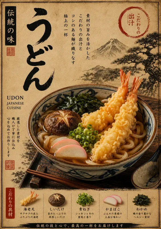 Japanese Vintage Food Posters