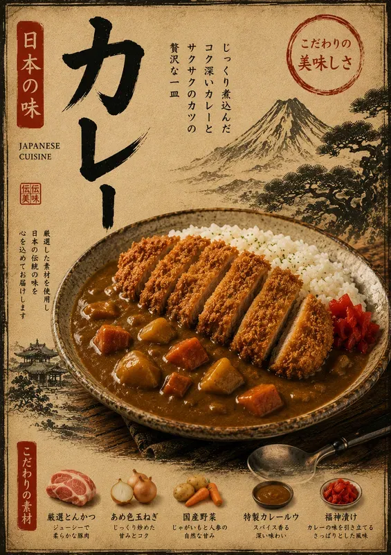 Japanese Vintage Food Posters