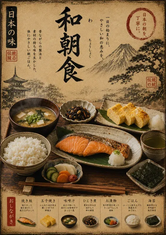 Japanese Vintage Food Posters