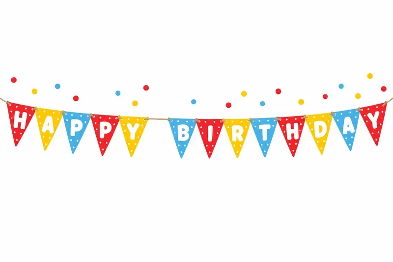 Birthday Name Bunting Banner Printables