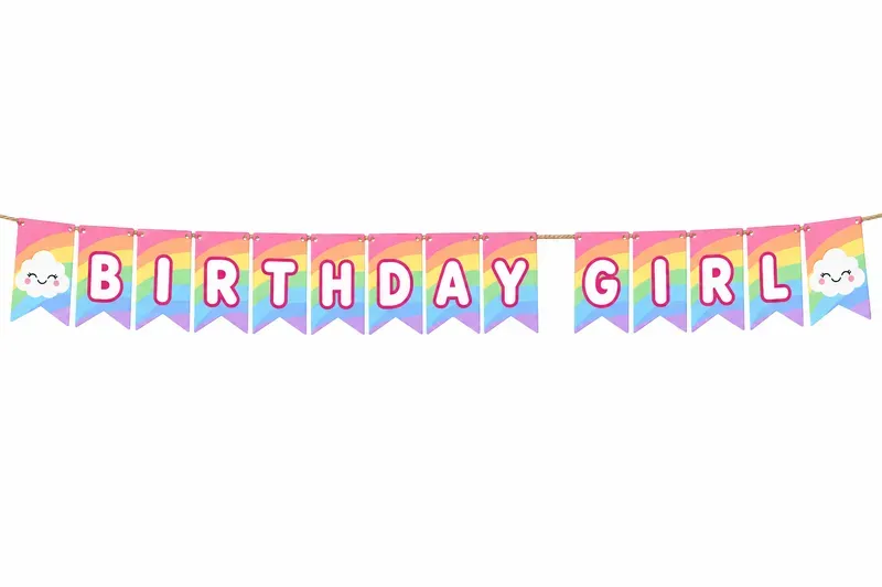 Birthday Name Bunting Banner Printables