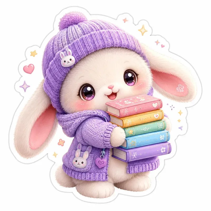 Cute Cozy Animal Stickers