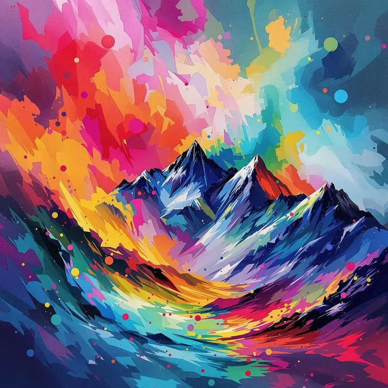 Colorful And Abstract Images Colorful Art