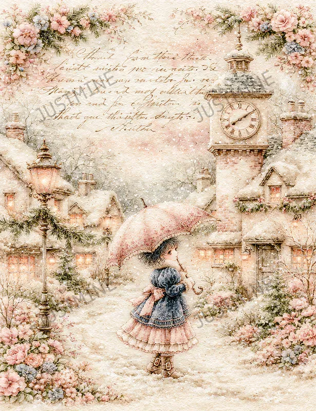 Cozy Victorian Snow Junk Journals