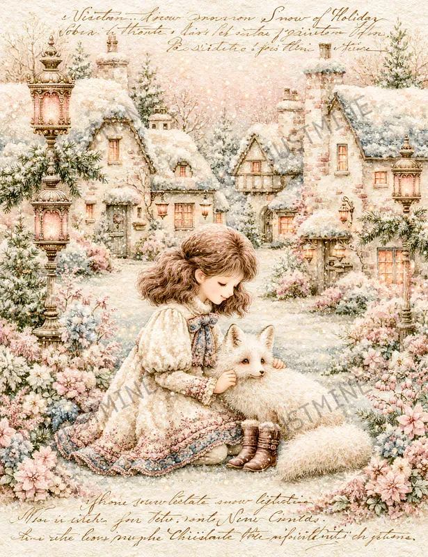 Cozy Victorian Snow Junk Journals