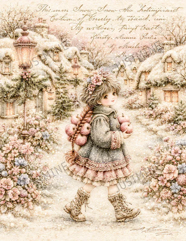 Cozy Victorian Snow Junk Journals