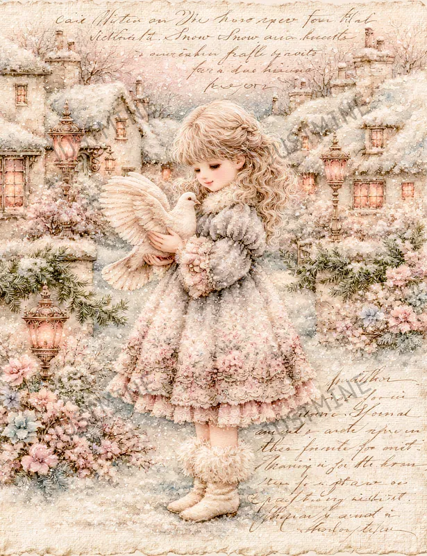 Cozy Victorian Snow Junk Journals