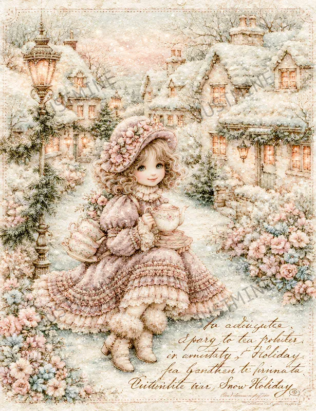Cozy Victorian Snow Junk Journals