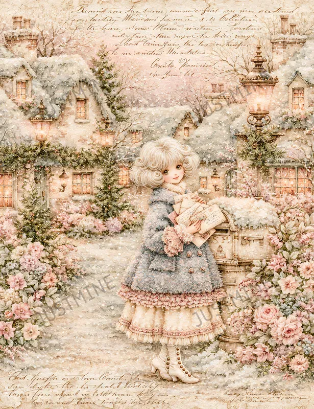 Cozy Victorian Snow Junk Journals