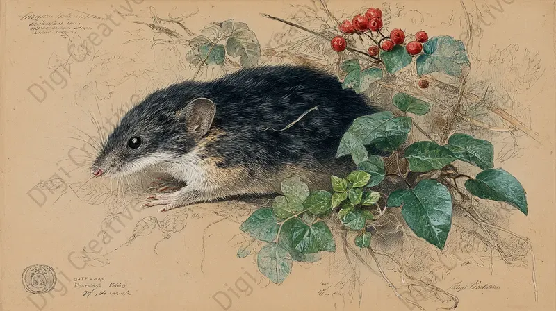 Victorian Zoologic Scientific Illustrates