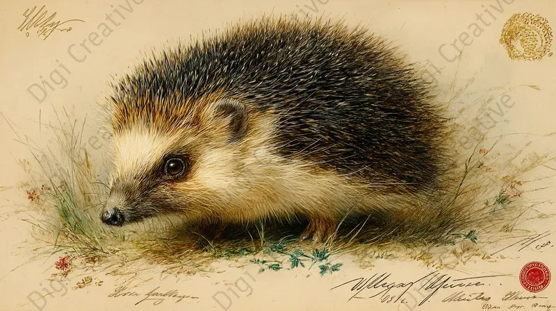 Victorian Zoologic Scientific Illustrates