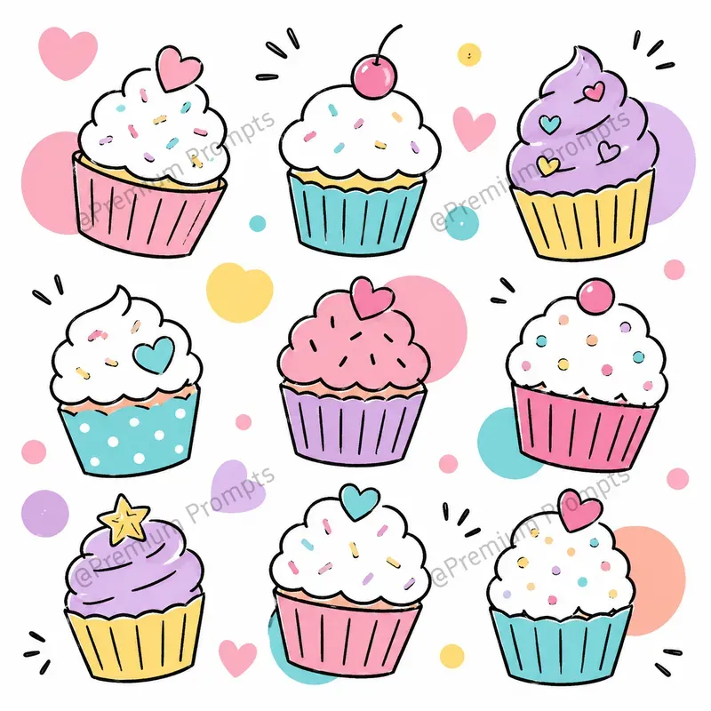 Doodle Background Illustrations
