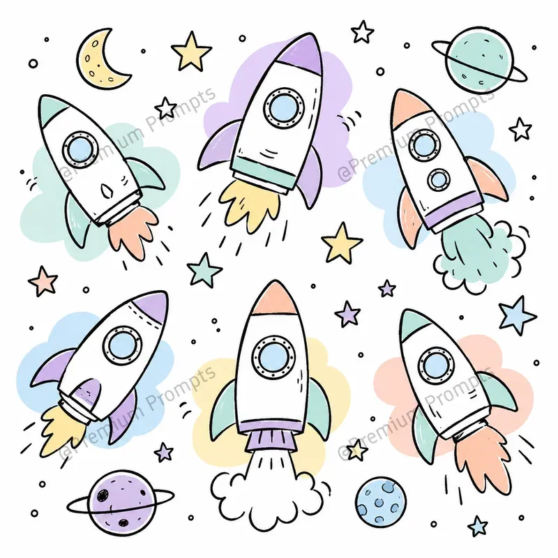 Doodle Background Illustrations