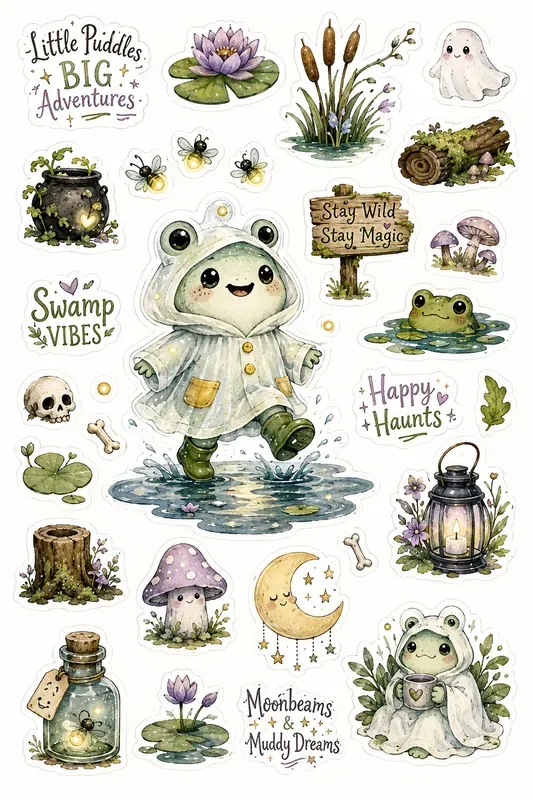 Spooky Swamp Sticker Magics
